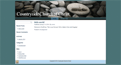 Desktop Screenshot of countrysidechurchofchrist.com